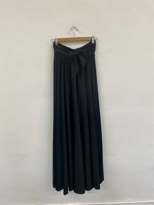 Fabulous After Six by Ronald Joyce Black Tie Front Maxi Skirt UK10 LG276