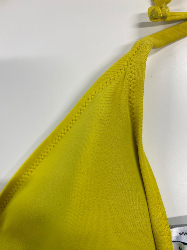 Fabulous Calvin Klein Yellow Intense Power Bikini Top UK M SM438