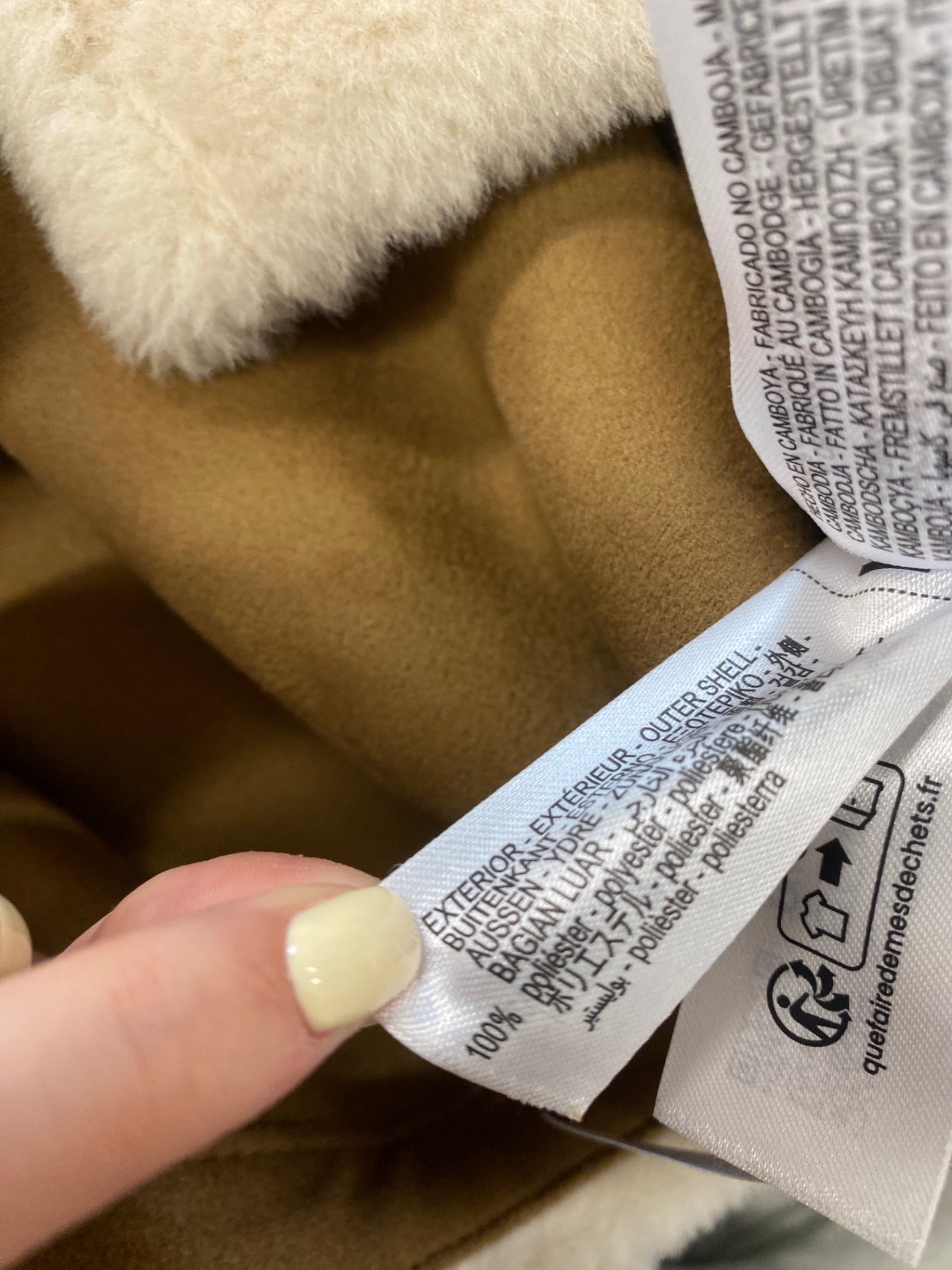 Fabulous ZARA Jacket UK L Cream fur toggle VW001