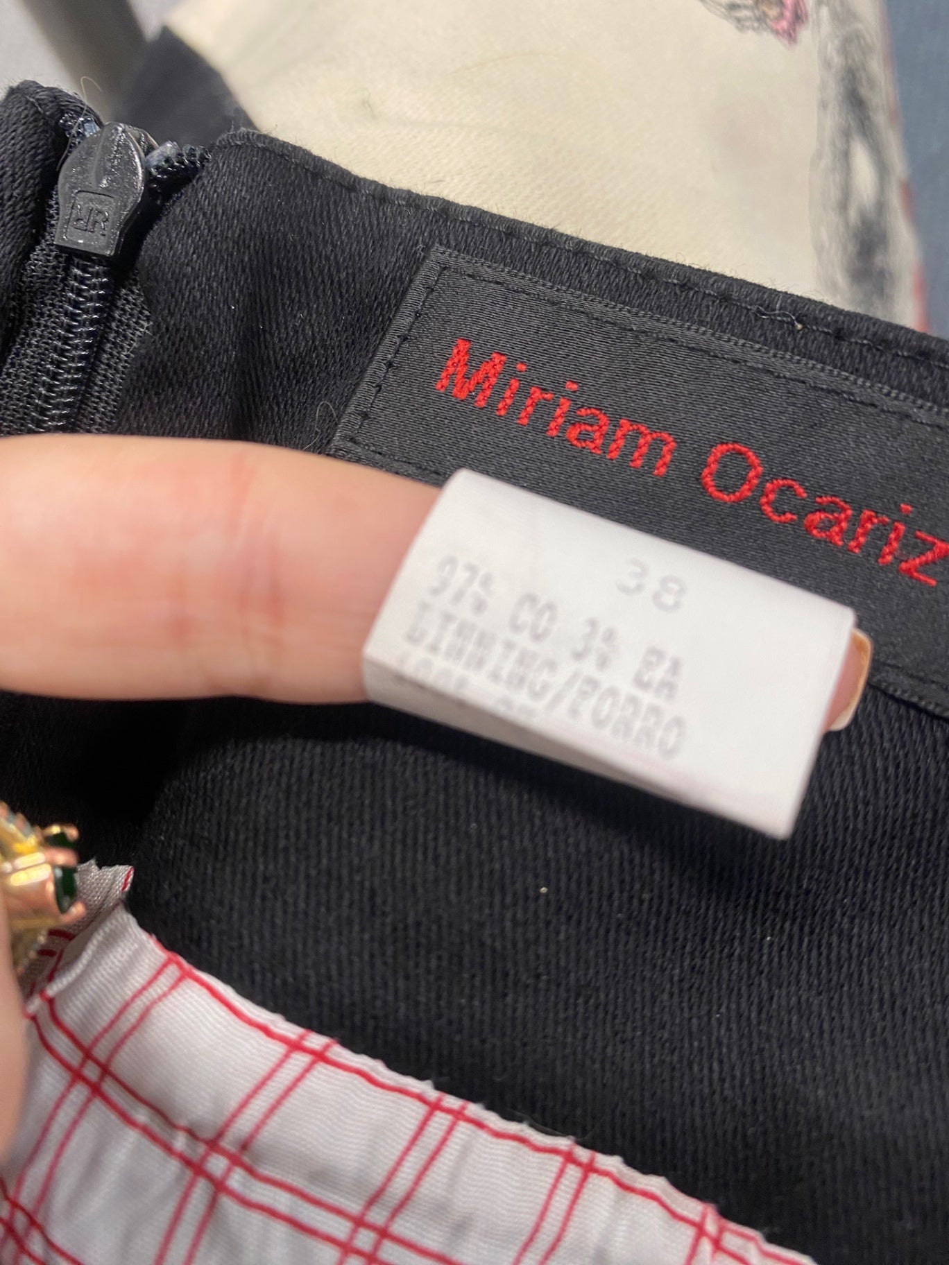 Fabulous Miriam ocariz Midi Skirt UK 10 Beige red floral tie waist LG276