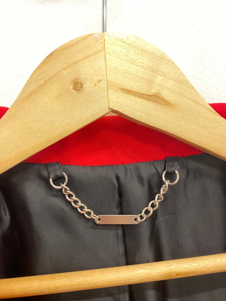 Fabulous Laura Ashley Peacoat UK 12 Red city vibe LG276