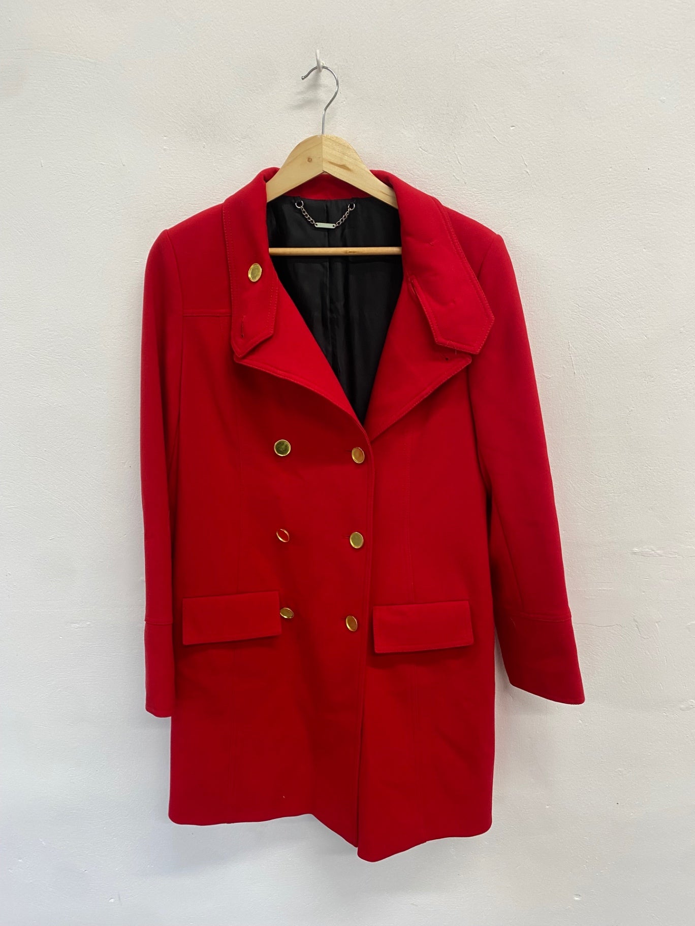 Fabulous Laura Ashley Peacoat UK 12 Red city vibe LG276