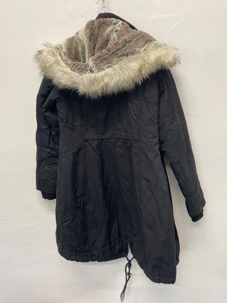 Fabulous Madison Expedition Heritage black Parka  Jacket UK S Hooded LB244