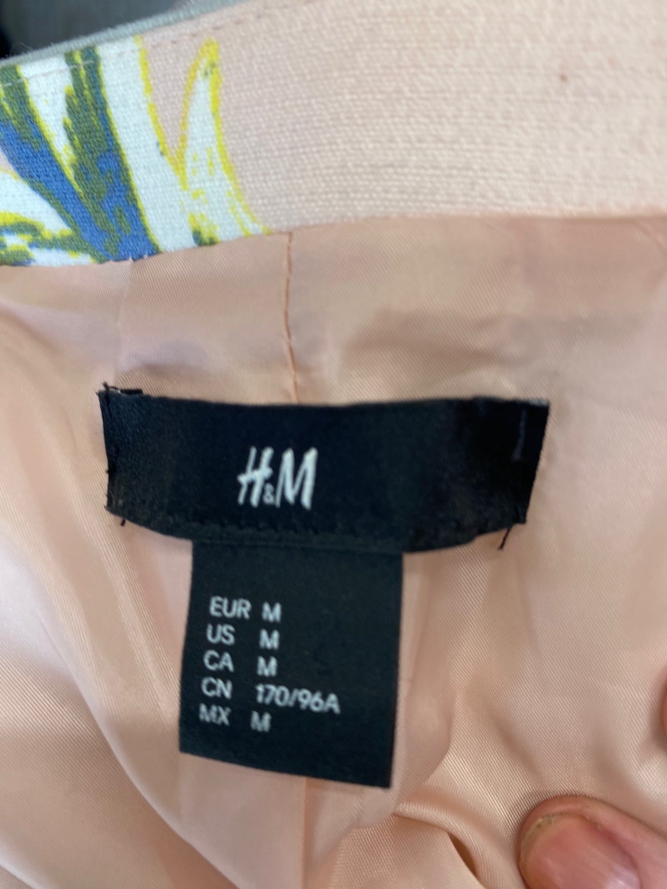 Fabulous H&M kimono style Overcoat UkM Peach Lagenlook crane oriental LB244