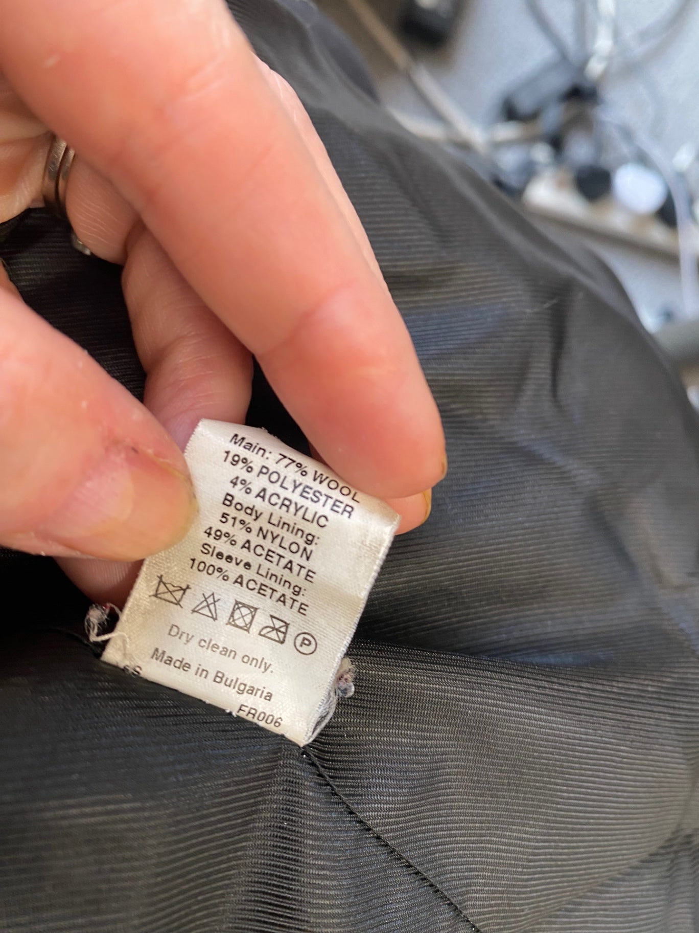 Fabulous Y2K Chelsea Girl x River Island Lagenlook Overcoat UK 12 Red Black LB244