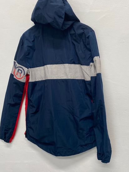 Fabulous Retro inspired Superdry Windbreaker UKS Navy & Red Striped LB244