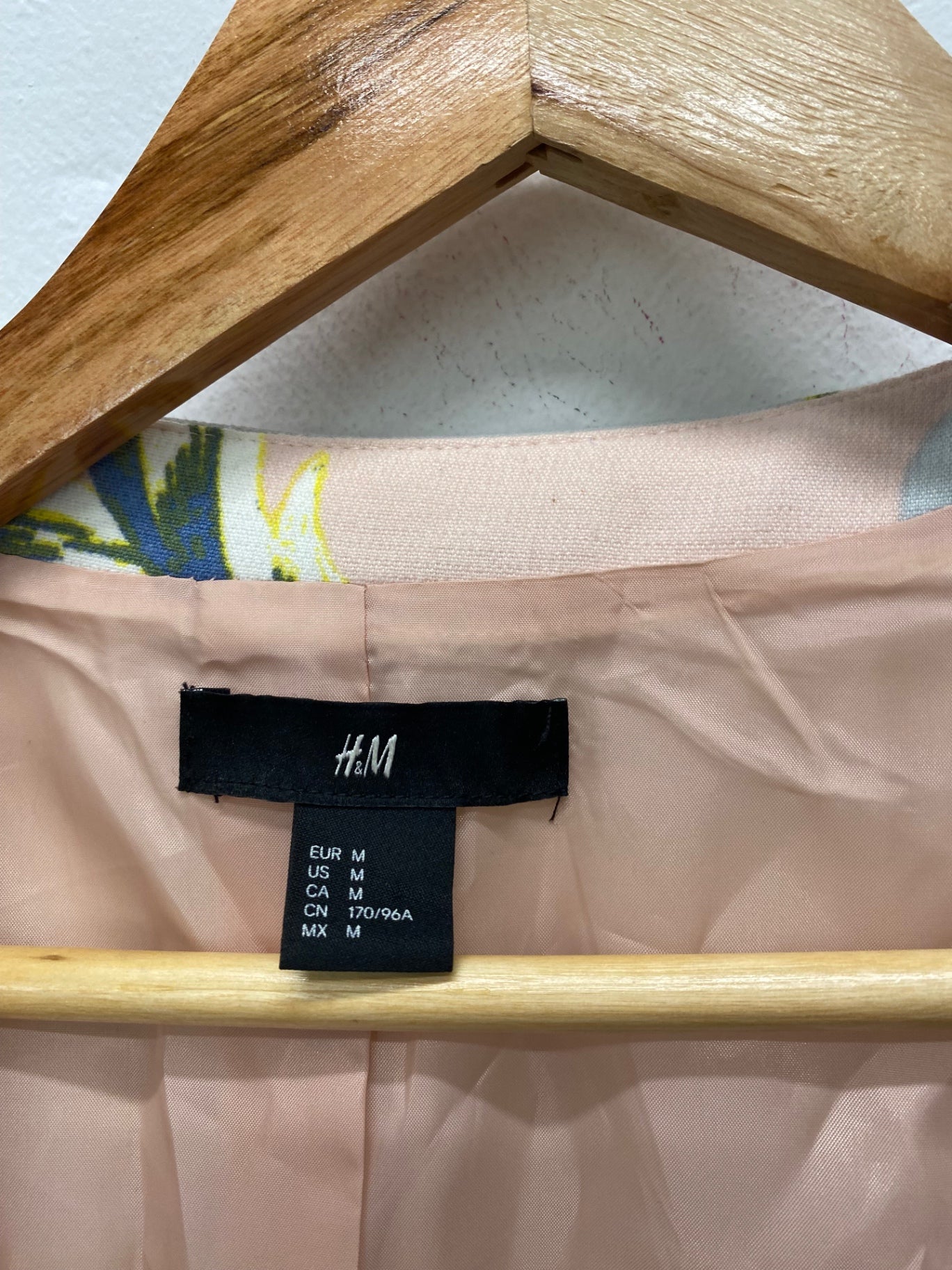 Fabulous H&M kimono style Overcoat UkM Peach Lagenlook crane oriental LB244