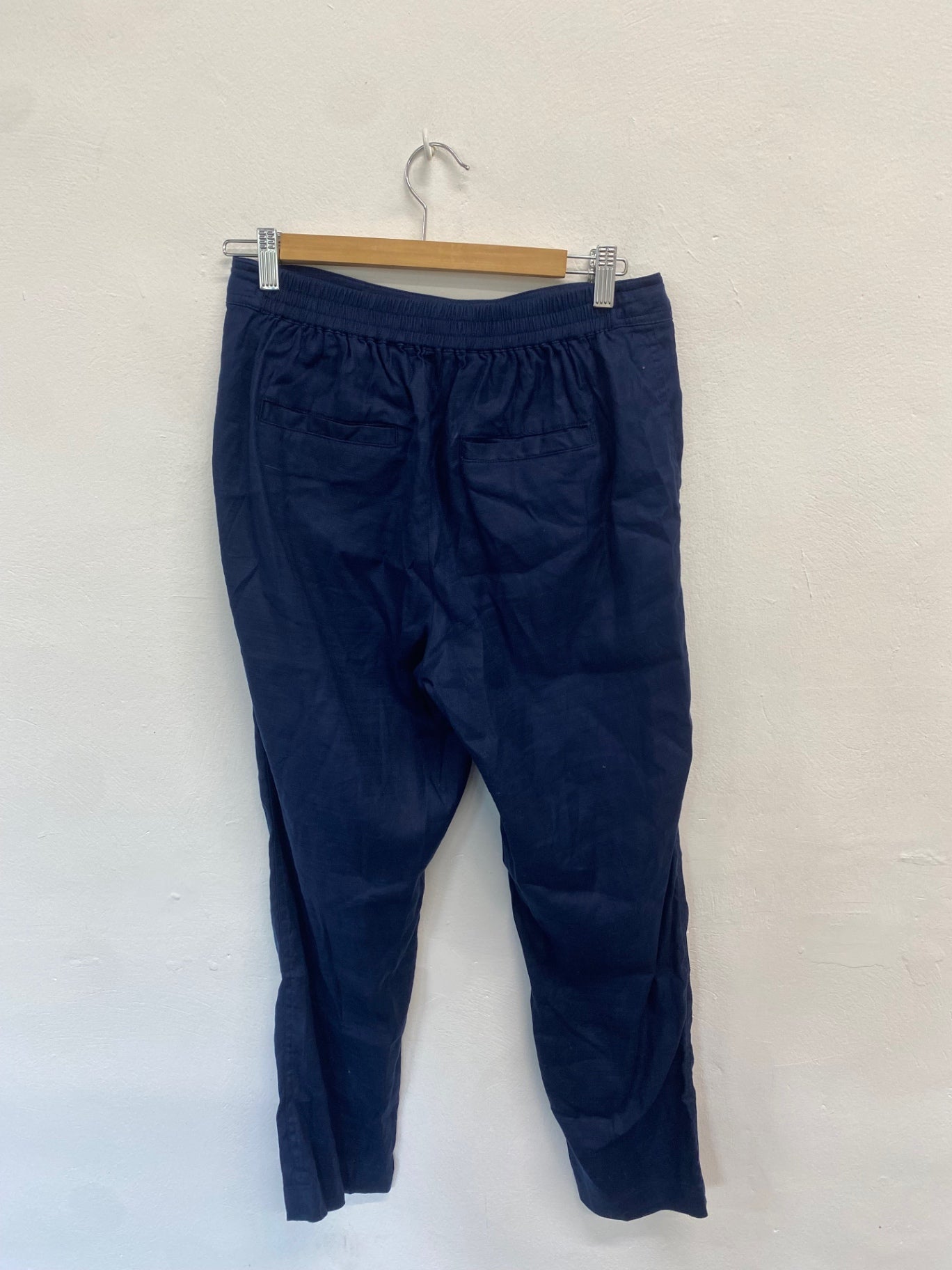 Fabulous Trenery Crop Trousers UK 8 Navy SO001