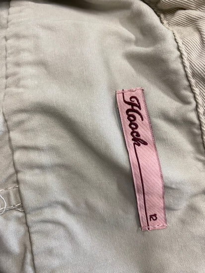 Fabulous Hooch Dress UK 12 Beige y2k midi safari style CH434 