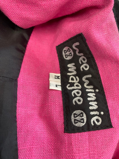 Fabulous Wee Winnie by Maggee Coat UK M/L Pink and Black Irish SO001