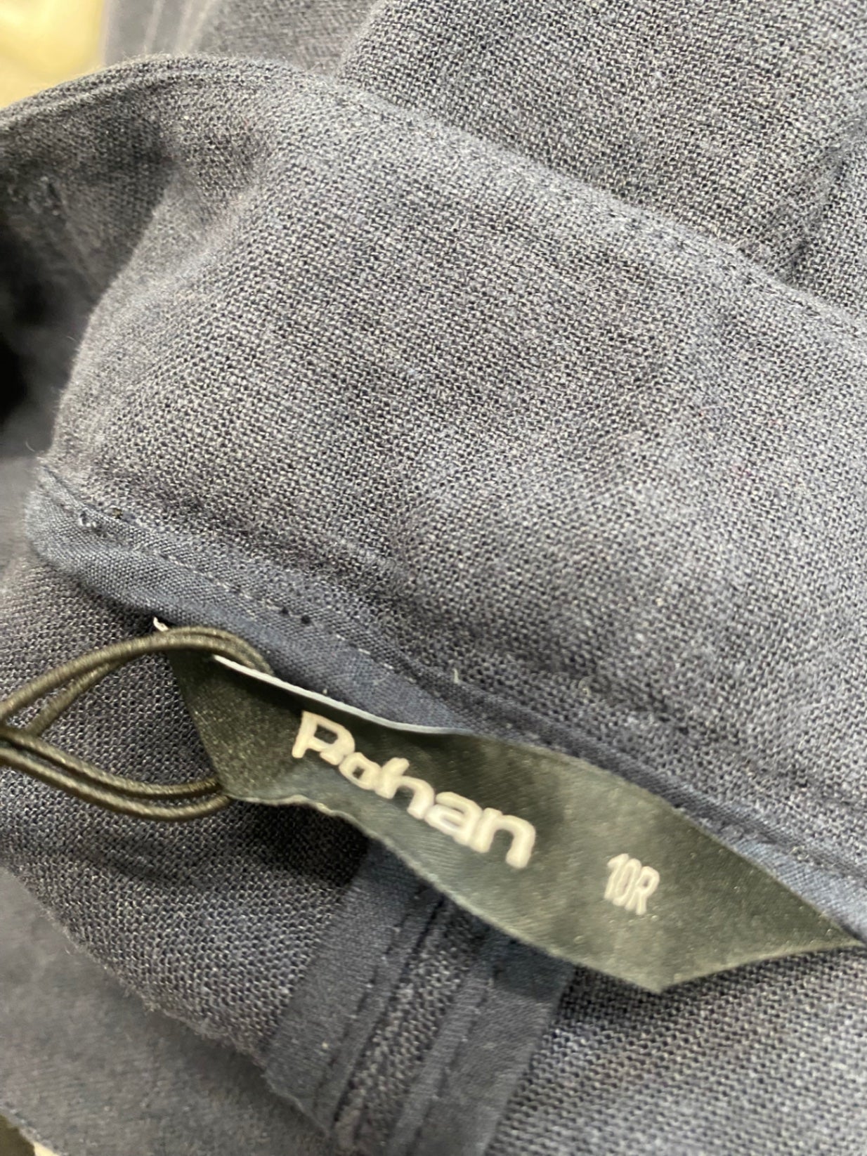 Fabulous Rohan trousers linen Uk 10 Navy cropped SO001