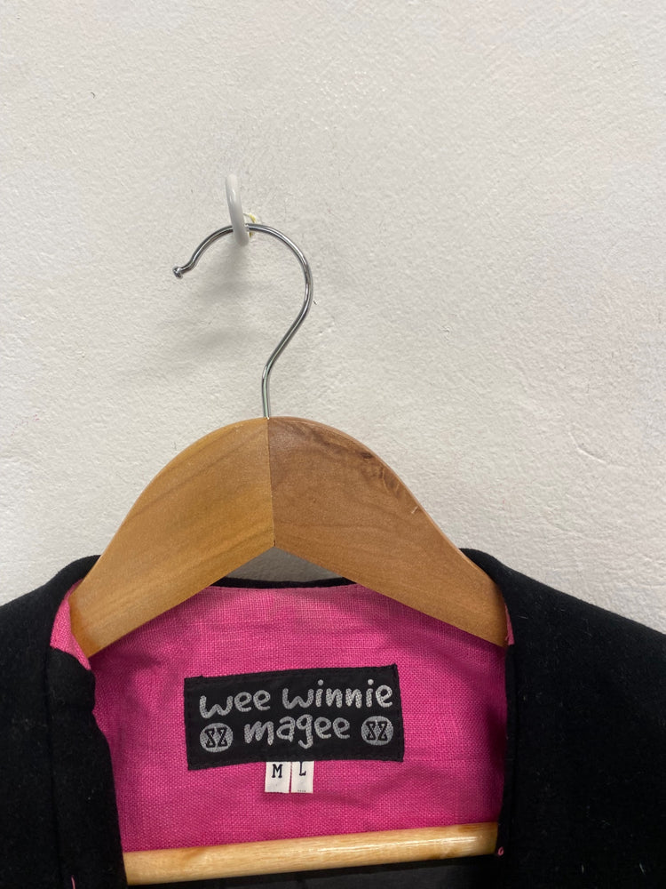 Fabulous Wee Winnie by Maggee Coat UK M/L Pink and Black Irish SO001