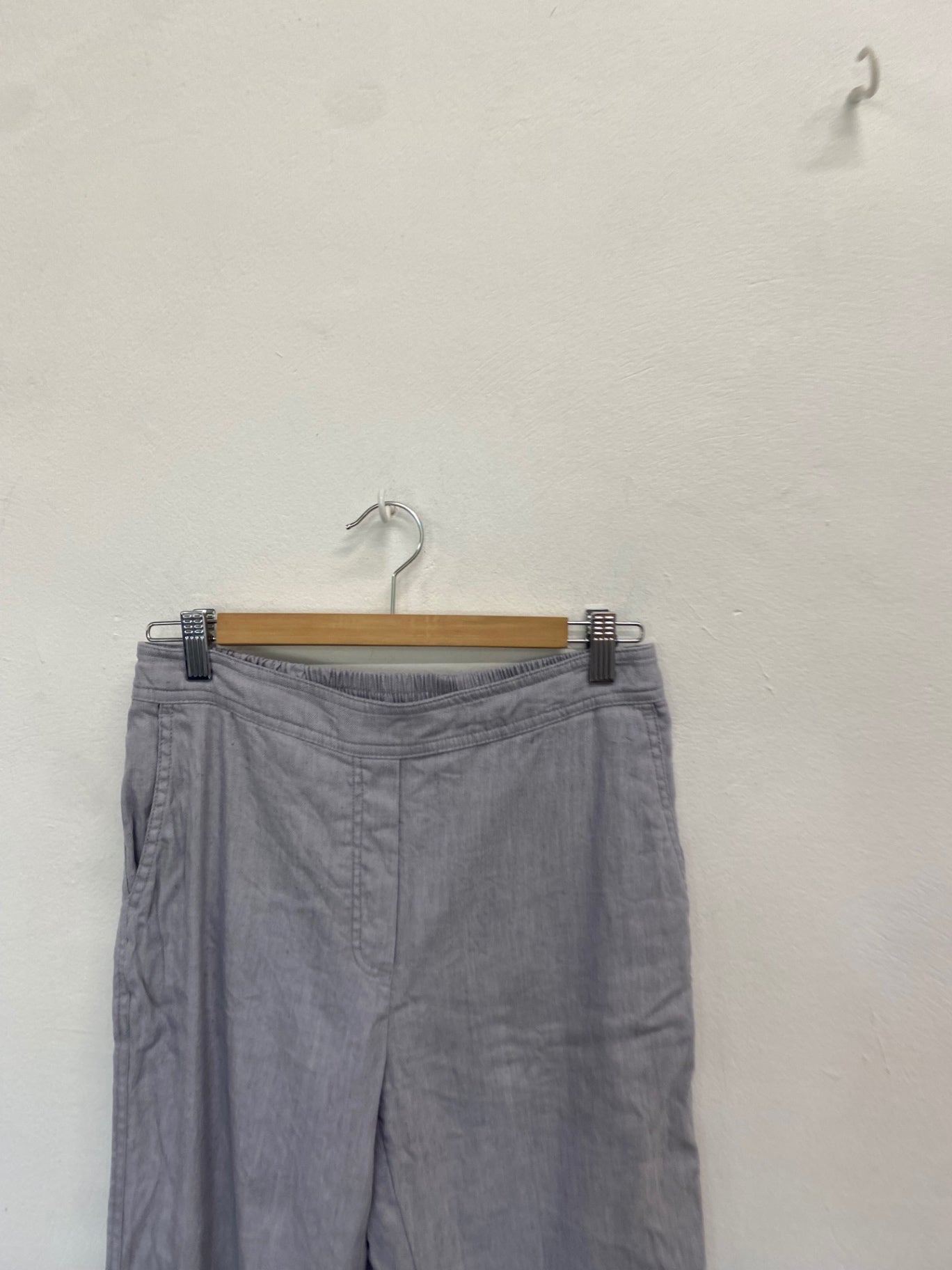 Fabulous Trenery Trousers Uk 8 Grey relaxed SO001