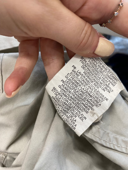 Fabulous Hooch Dress UK 12 Beige y2k midi safari style CH434 