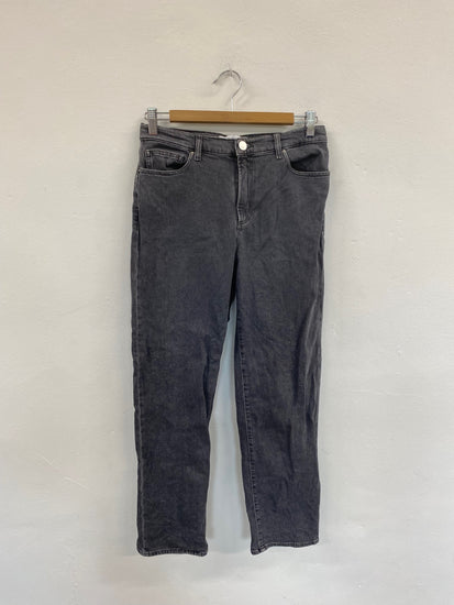 Fabulous The White Company Marlow Grey Straight Cut Jeans UK8 SO001