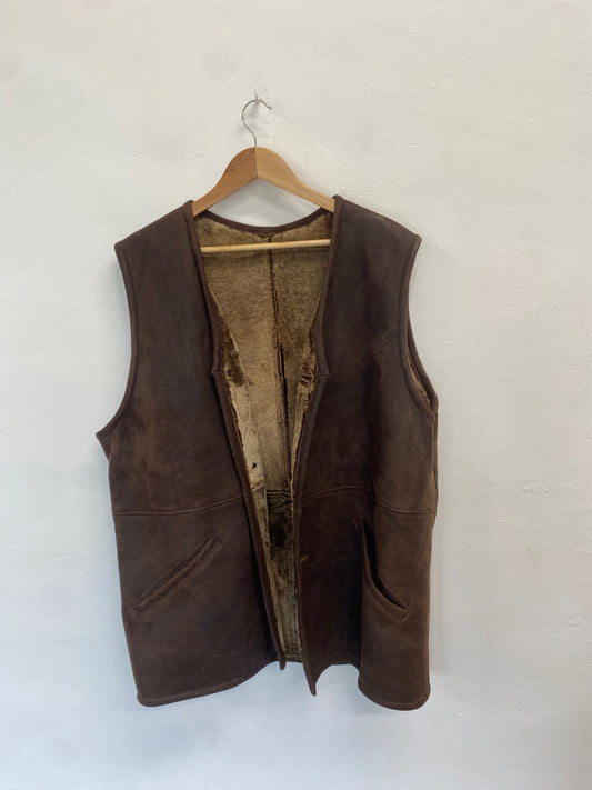 Fabulous KC collection Gilet UK XL Brown country western SO001