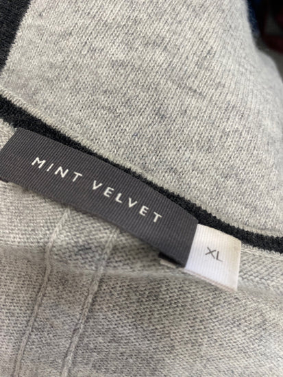 Fabulous Mint Velvet Jumper UK XL Grey star HD440