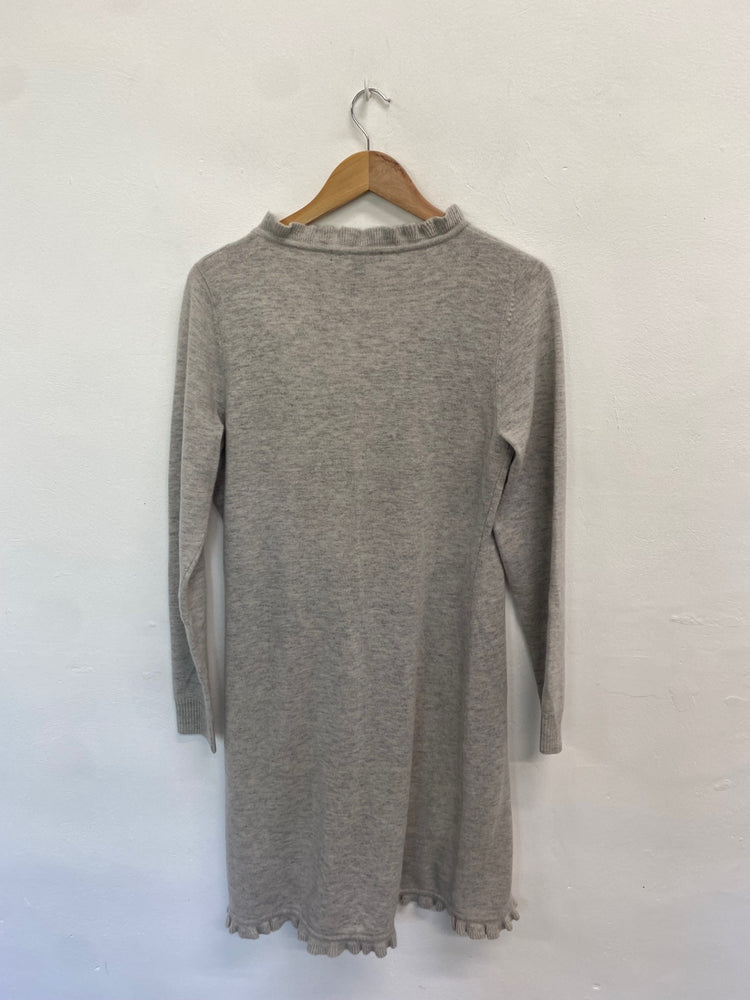 Fabulous GANT Cardigan UK L Grey longline wool blend HD440