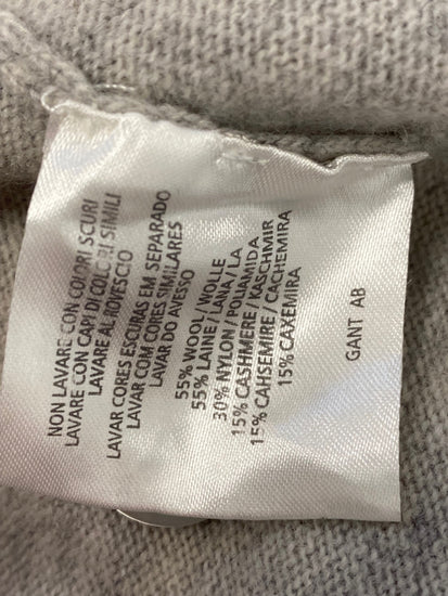 Fabulous GANT Cardigan UK L Grey longline wool blend HD440