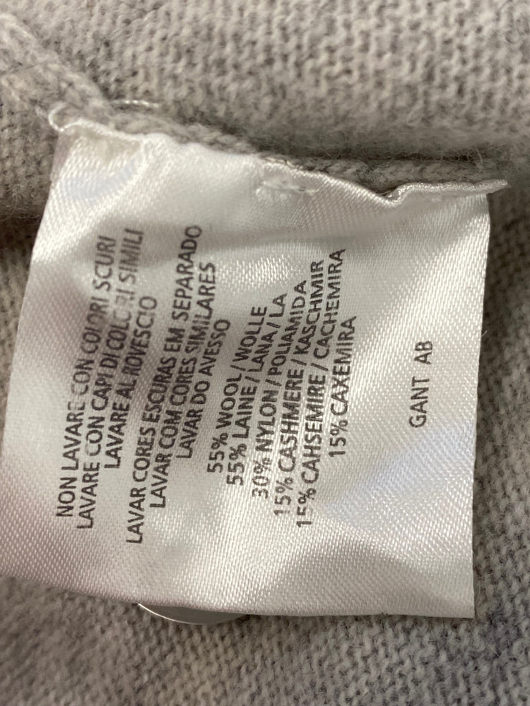 Fabulous GANT Cardigan UK L Grey longline wool blend HD440