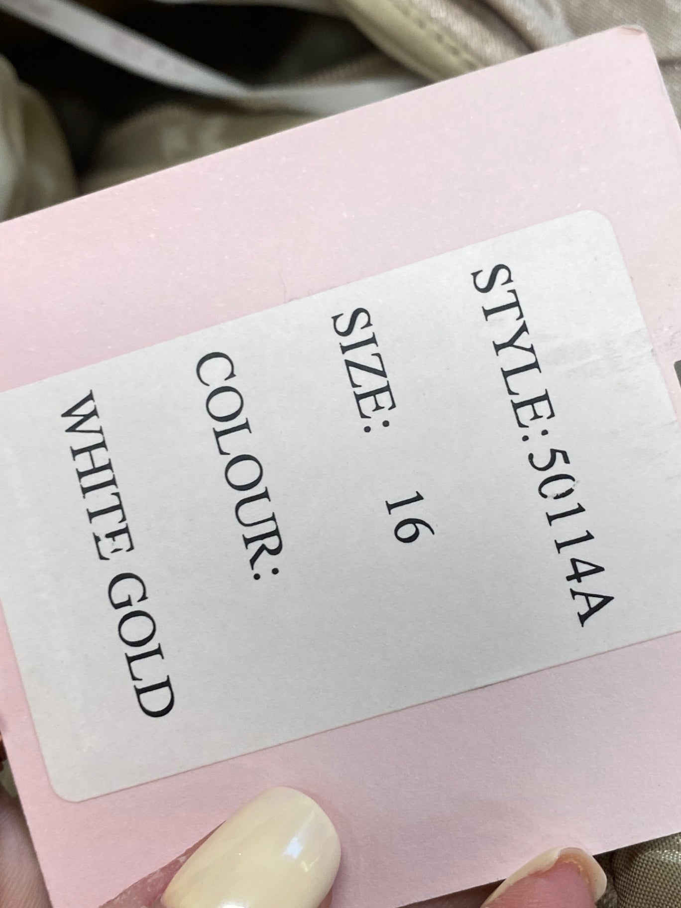 Fabulous Kelsey rose Dress UK 16 Champagne shimmer bridesmaid CM439