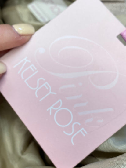 Fabulous Kelsey rose Dress UK 16 Champagne shimmer bridesmaid CM439