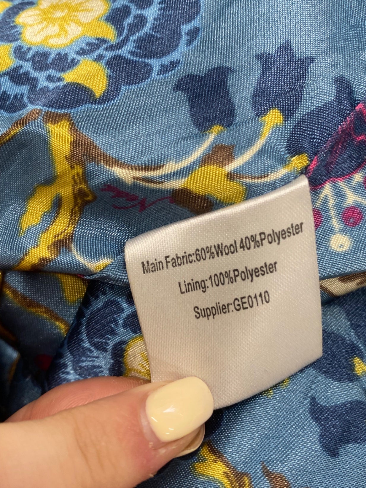 Fabulous Ness Blazer Uk 10 Navy purple wool blend TM395