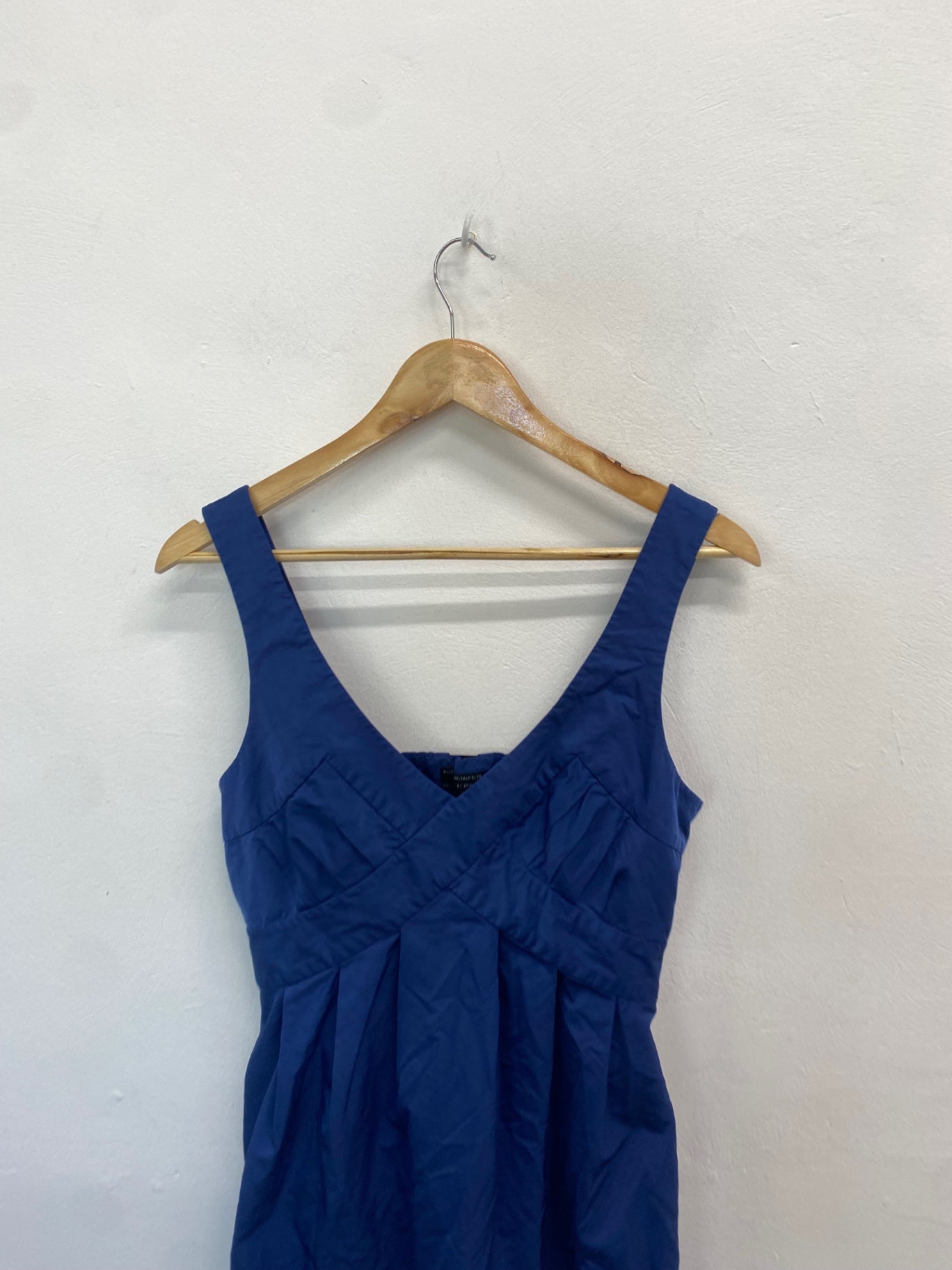 Fabulous All saints Spitalfields Temptress Dress UK 12 Blue CD434