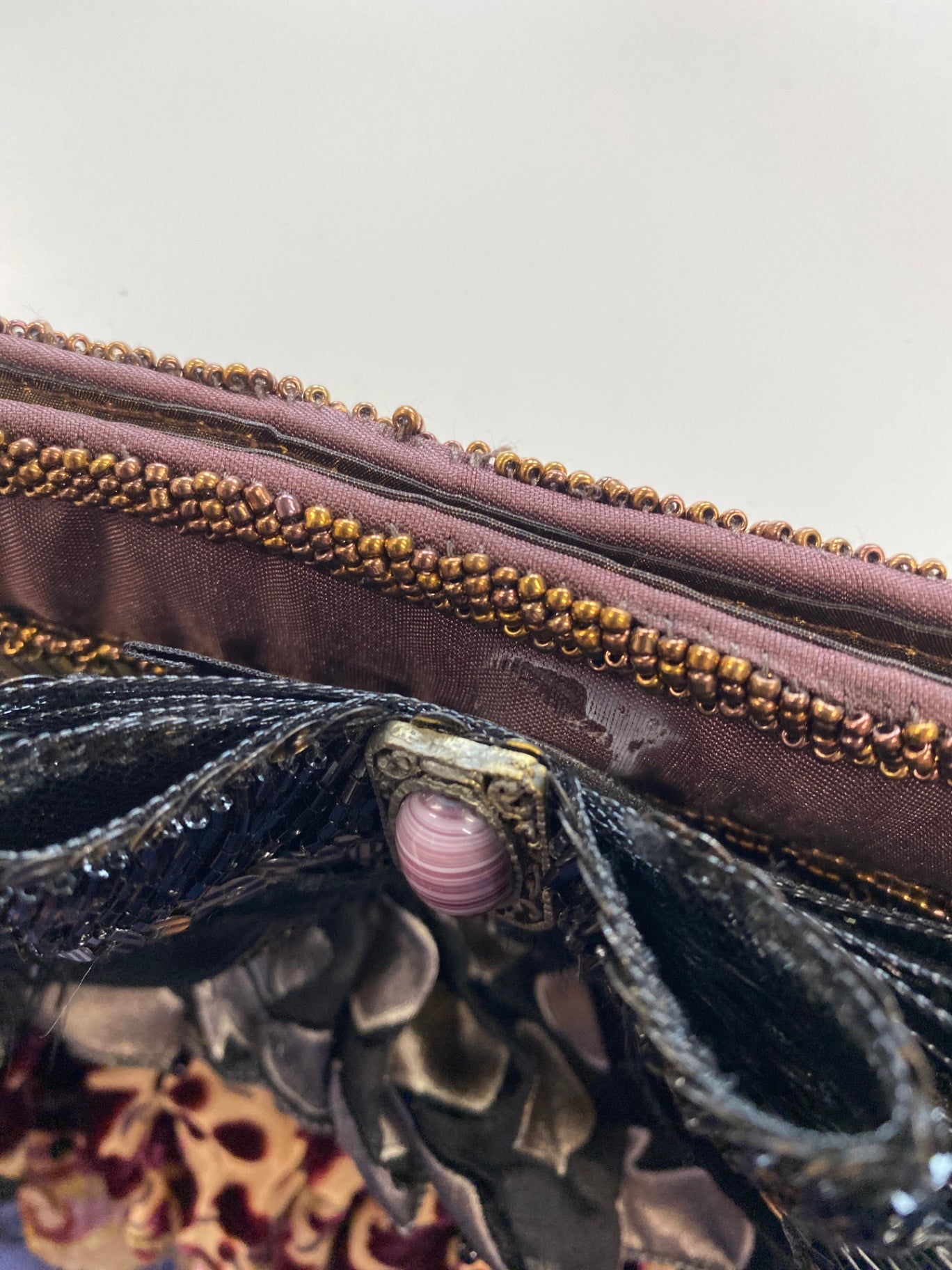 Fabulous Mary Frances Embellished Feather Accent Y2K Vibes Handbag Small NR001