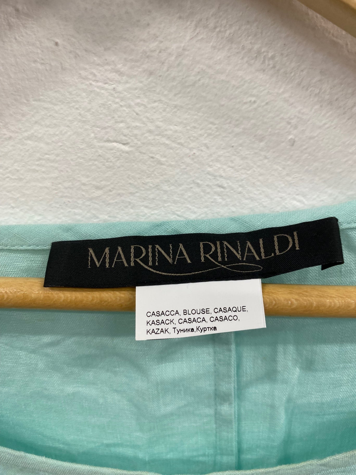Fabulous Marina Rinaldi Turquoise Boho Tunic One Size NR001