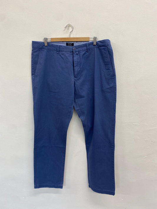 Fabulous GANT Trousers W38" Blue chino L34 LO442