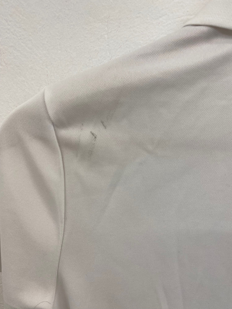 Fabulous NikeGolf White Golfing Polo Shirt UK M LO442