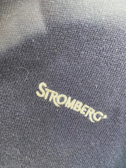 Fabulous Stromberg Navy Golf Quarter Zip Sweater UK S LO442
