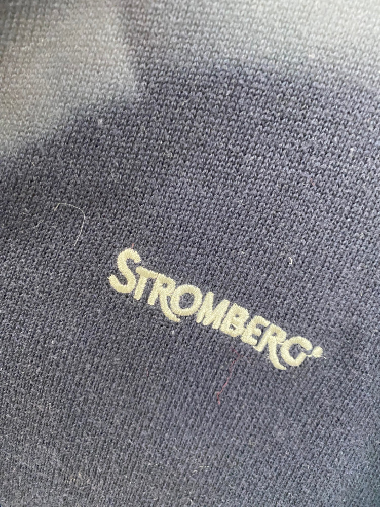 Fabulous Stromberg Navy Golf Quarter Zip Sweater UK S LO442