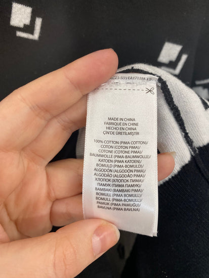 Fabulous Polo Golf Ralph Lauren Black Geo Golf Sweater UK M LO442