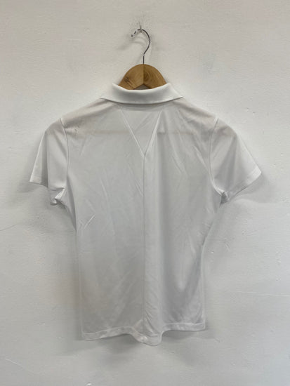 Fabulous NikeGolf White Golfing Polo Shirt UK M LO442
