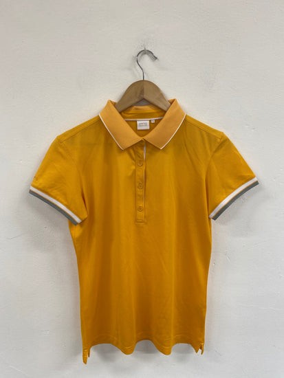 Fabulous Ping Sunshine Yellow Golf Polo Shirt UK12 LO442