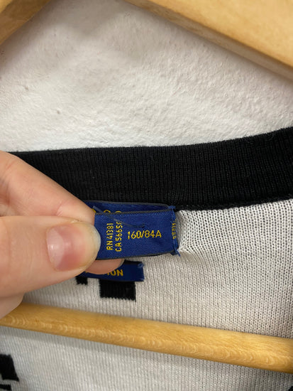 Fabulous Polo Golf Ralph Lauren Black Geo Golf Sweater UK M LO442