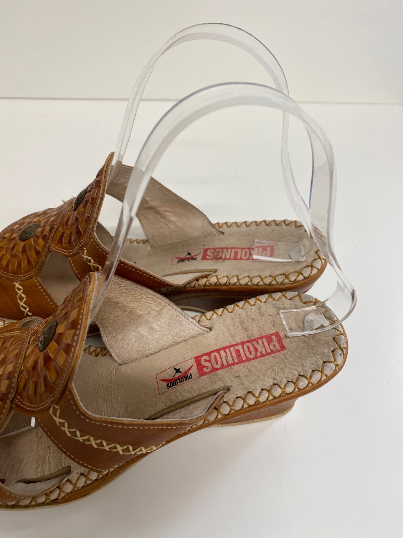 Fabulous Pikolinos Spanish leather boho mule Sandals UK5 Brown NR001