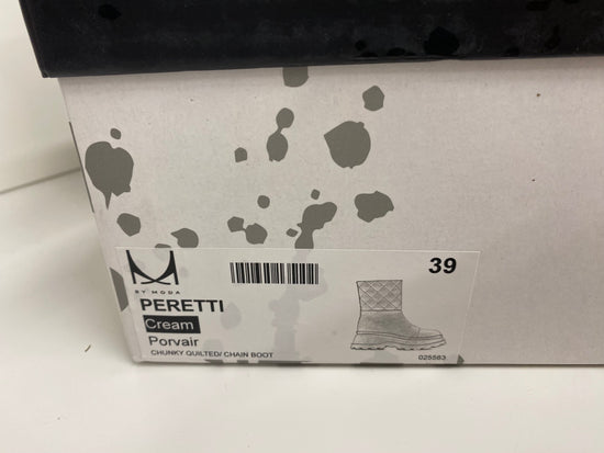 Fabulous Moda In Pelle peretti Porvair cream Boots UK6 Cream new AB024