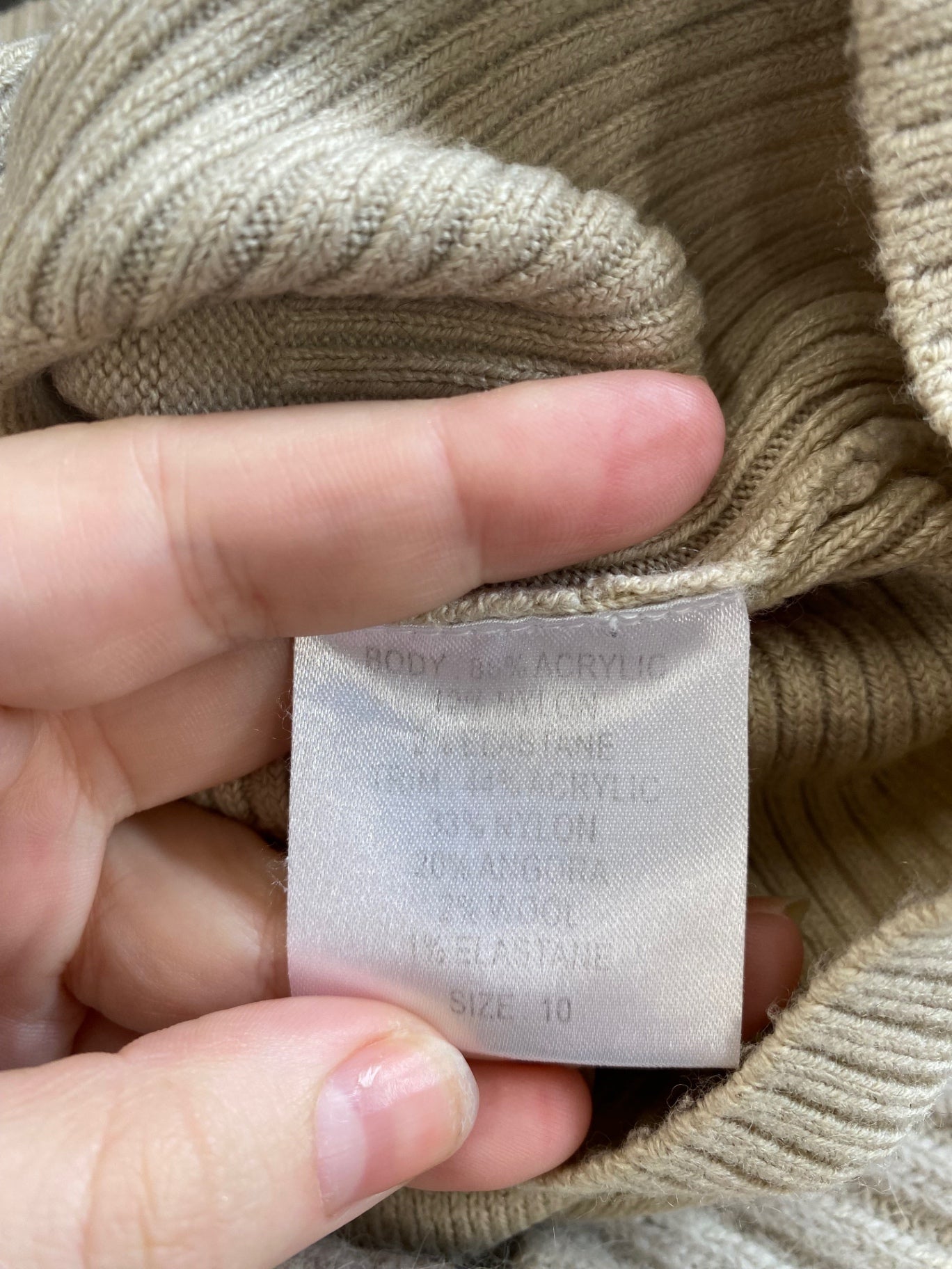 Fabulous Jane Norman Ecru Y2K Off-shoulder Angora Blend Jumper UK10 BT001