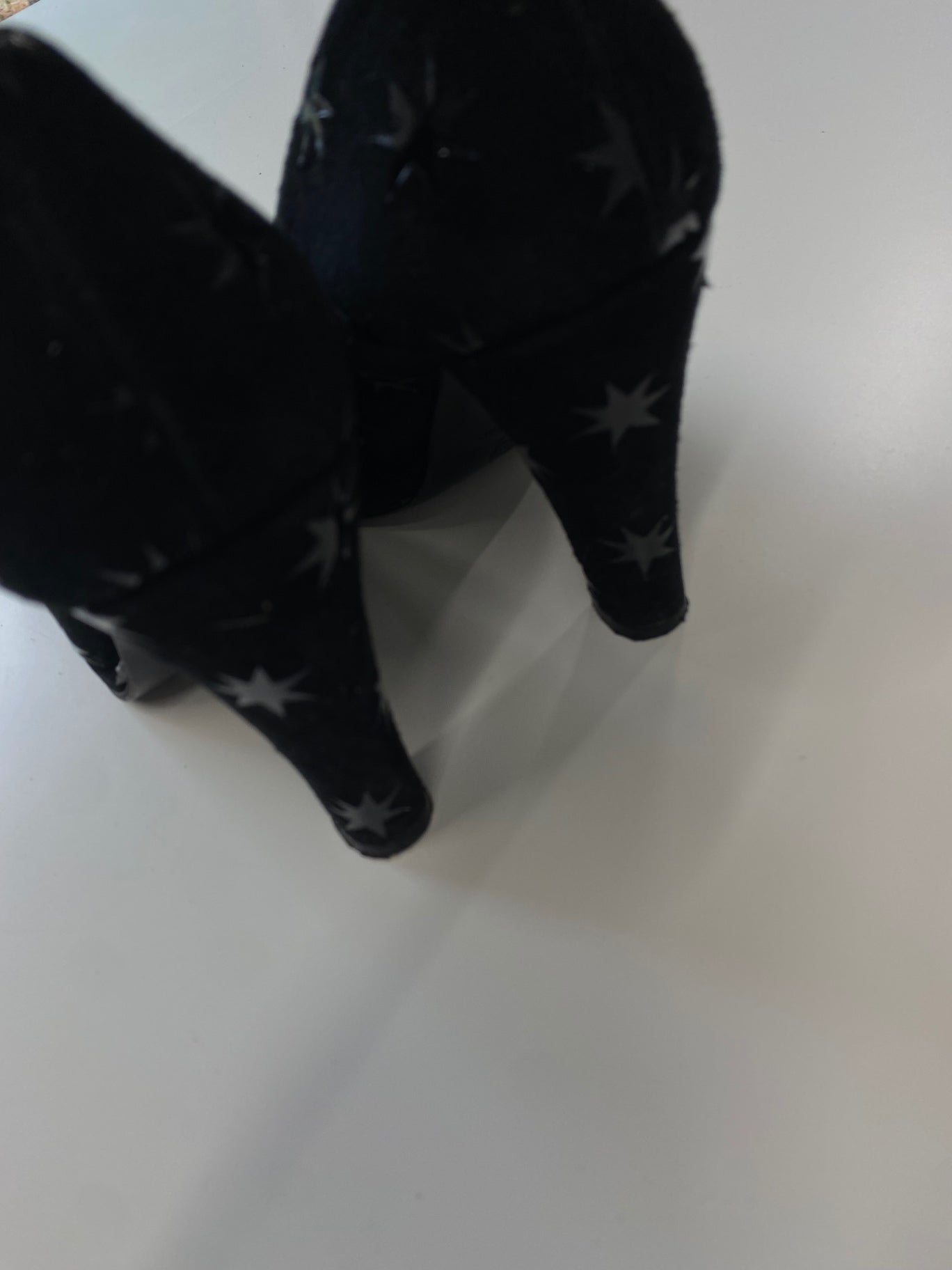 Fabulous extremely rare Biba Heels UK 3 Black star 90s vintage BT001