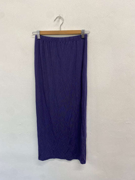 Fabulous Y2K Dream keeper collection midaxi skirt with fairy embroidery UK XS Purple BT001