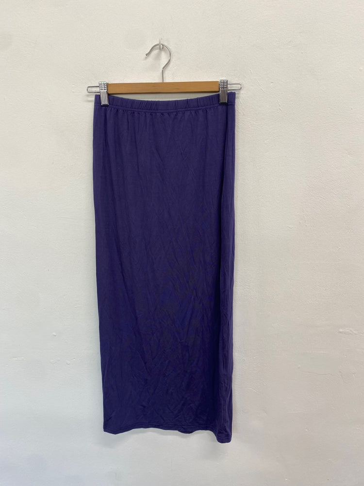 Fabulous Y2K Dream keeper collection midaxi skirt with fairy embroidery UK XS Purple BT001