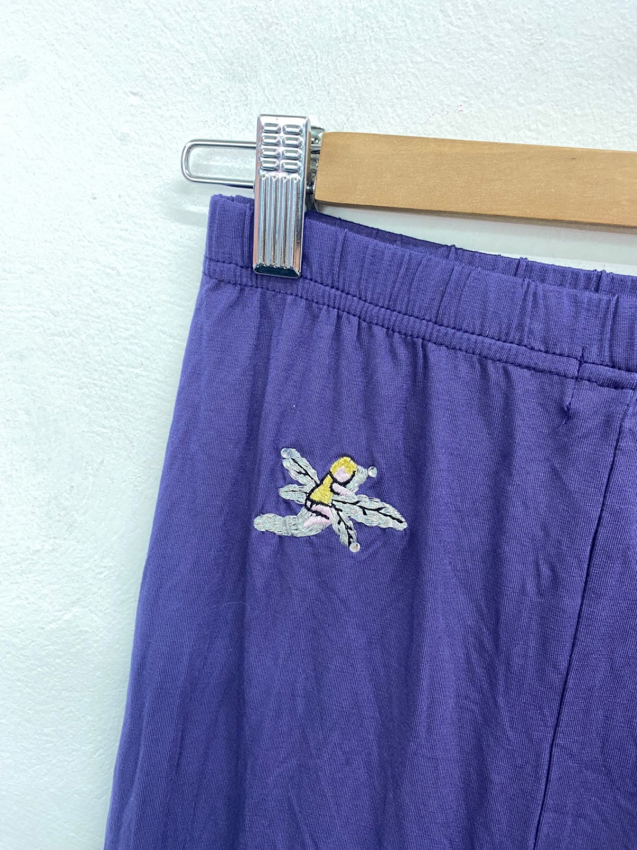 Fabulous Y2K Dream keeper collection midaxi skirt with fairy embroidery UK XS Purple BT001