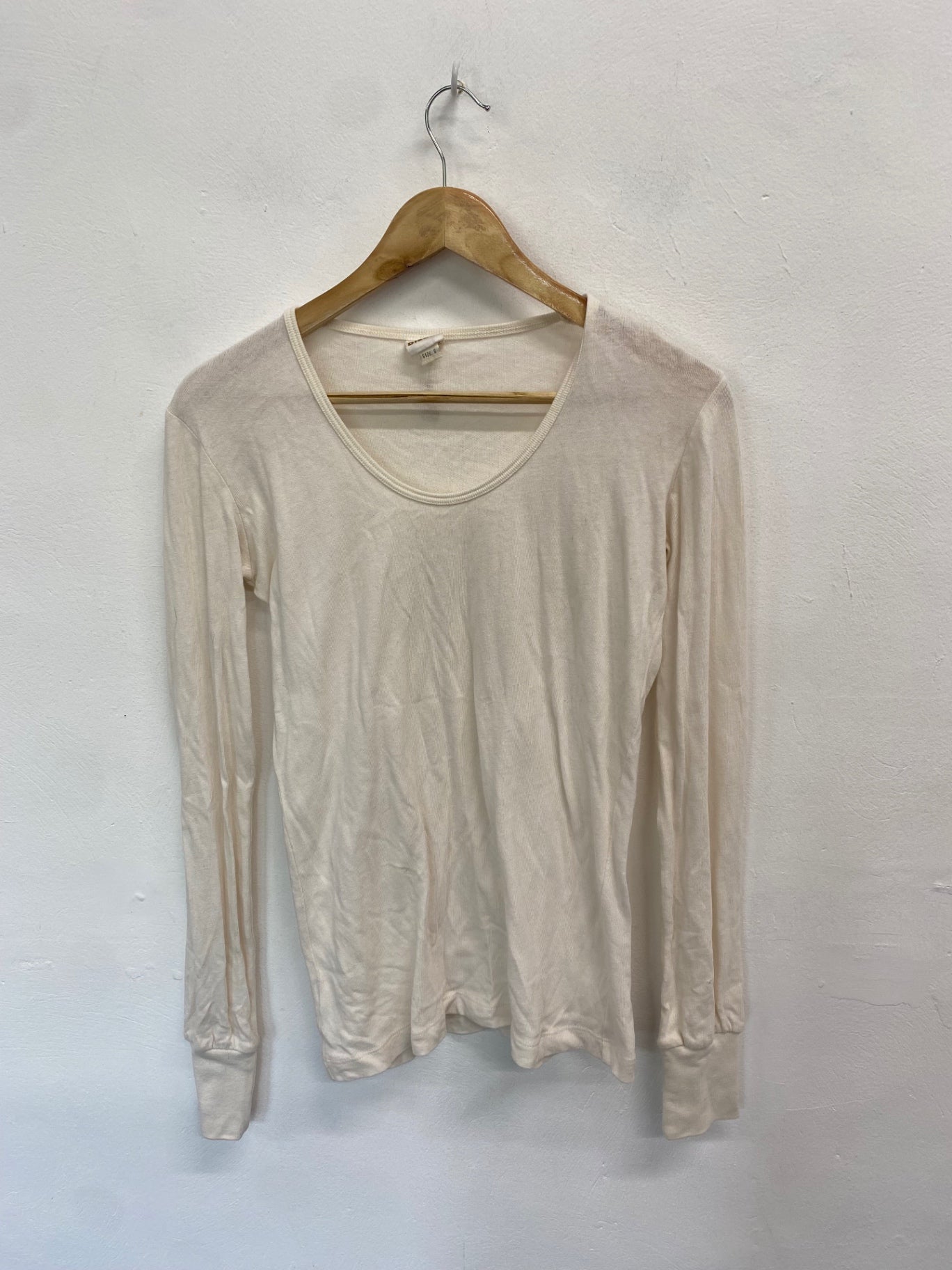 Fabulous Diesel gold label Long sleeve top UK S Beige BT001