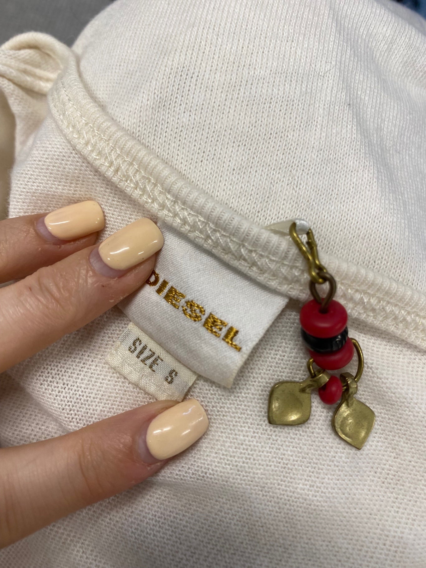 Fabulous Diesel gold label Long sleeve top UK S Beige BT001