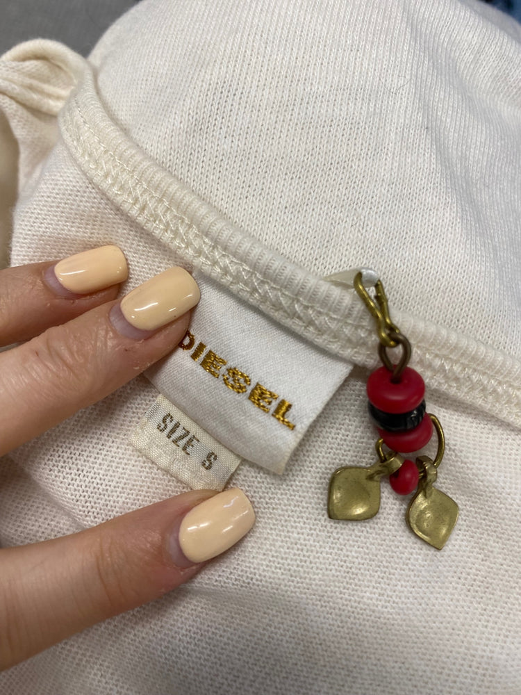 Fabulous Diesel gold label Long sleeve top UK S Beige BT001