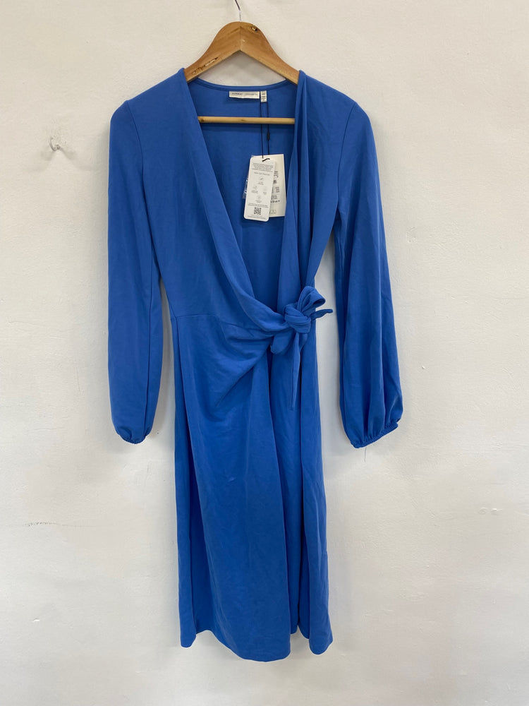 Fabulous InWear Royal Blue Catjal Wrap Dress UK XS CD001