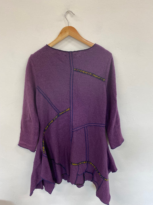 Fabulous Joe Browns Purple Longline Cardigan UK8 MM005